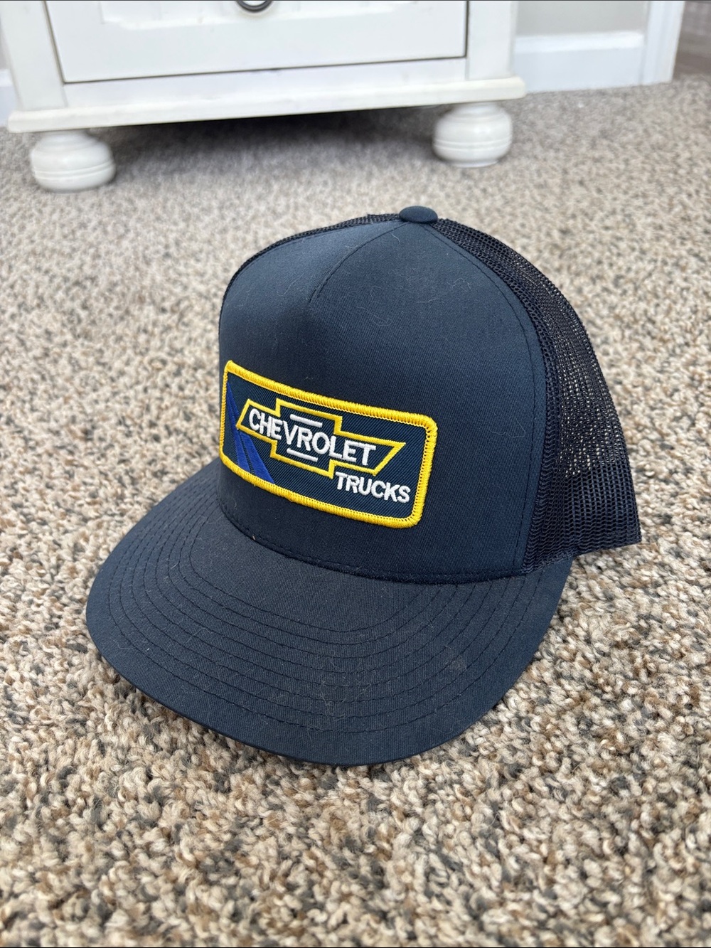 Chevrolet Trucks Navy Patch Trucker Hat
